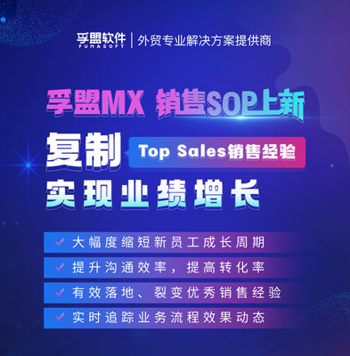 孚盟MX銷售SOP功能上新 復(fù)制頂級銷售經(jīng)驗，驅(qū)動業(yè)績持續(xù)增長